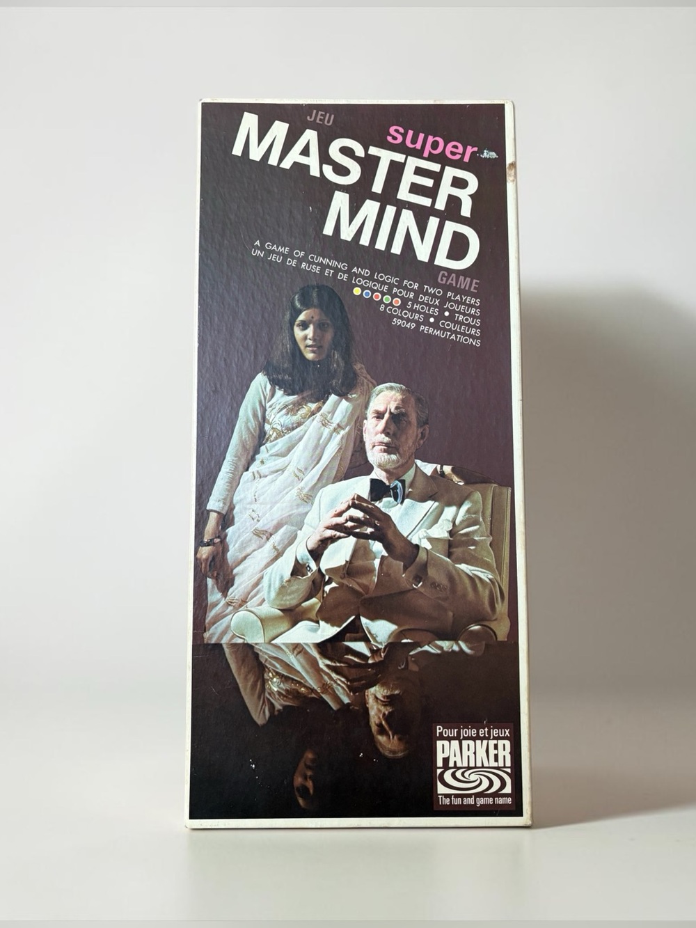 Vintage Parker Super Master Mind Game, A241, Complete 2 Player Logic Game
